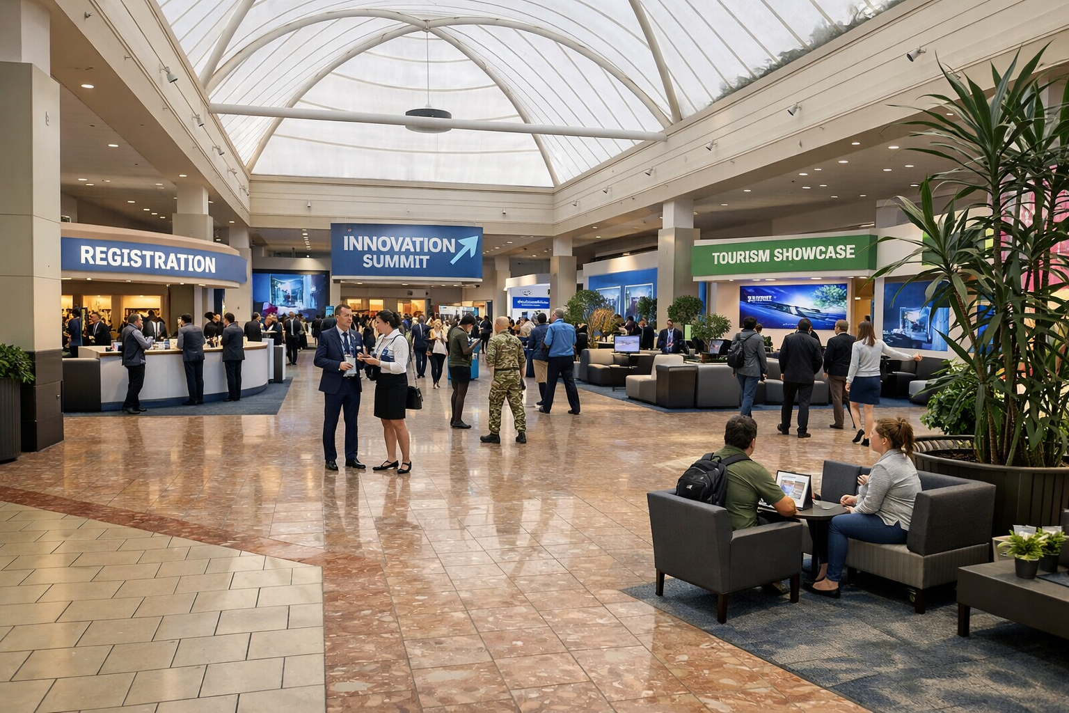 Regional planners have long noted that the city sits between major Canadian metropolitan areas and the Northeastern United States. While Watertown itself is modest in size, its location places it within driving distance of millions of potential attendees for trade shows, industry gatherings and cross-border business events.