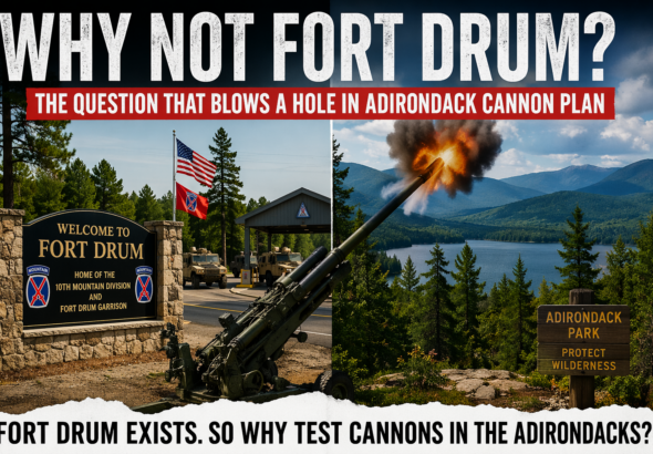 If the infrastructure already exists at Fort Drum, why risk altering one of New York’s most protected landscapes?