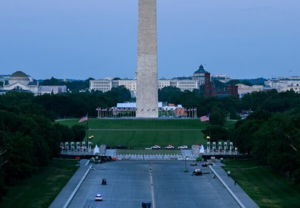 Trump, Homan Tour Reconstruction of America’s Most Symbolic; The Reflection Pool