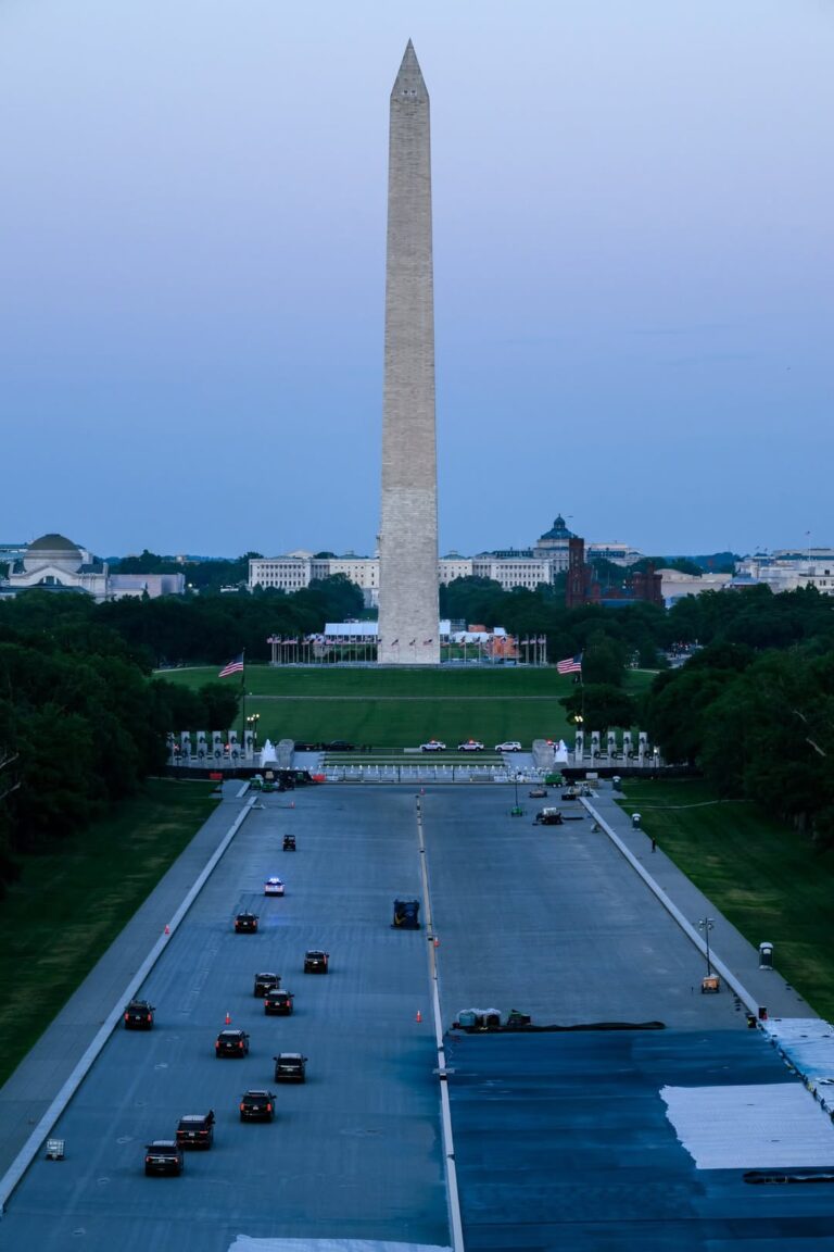 Trump, Homan Tour Reconstruction of America’s Most Symbolic; The Reflection Pool