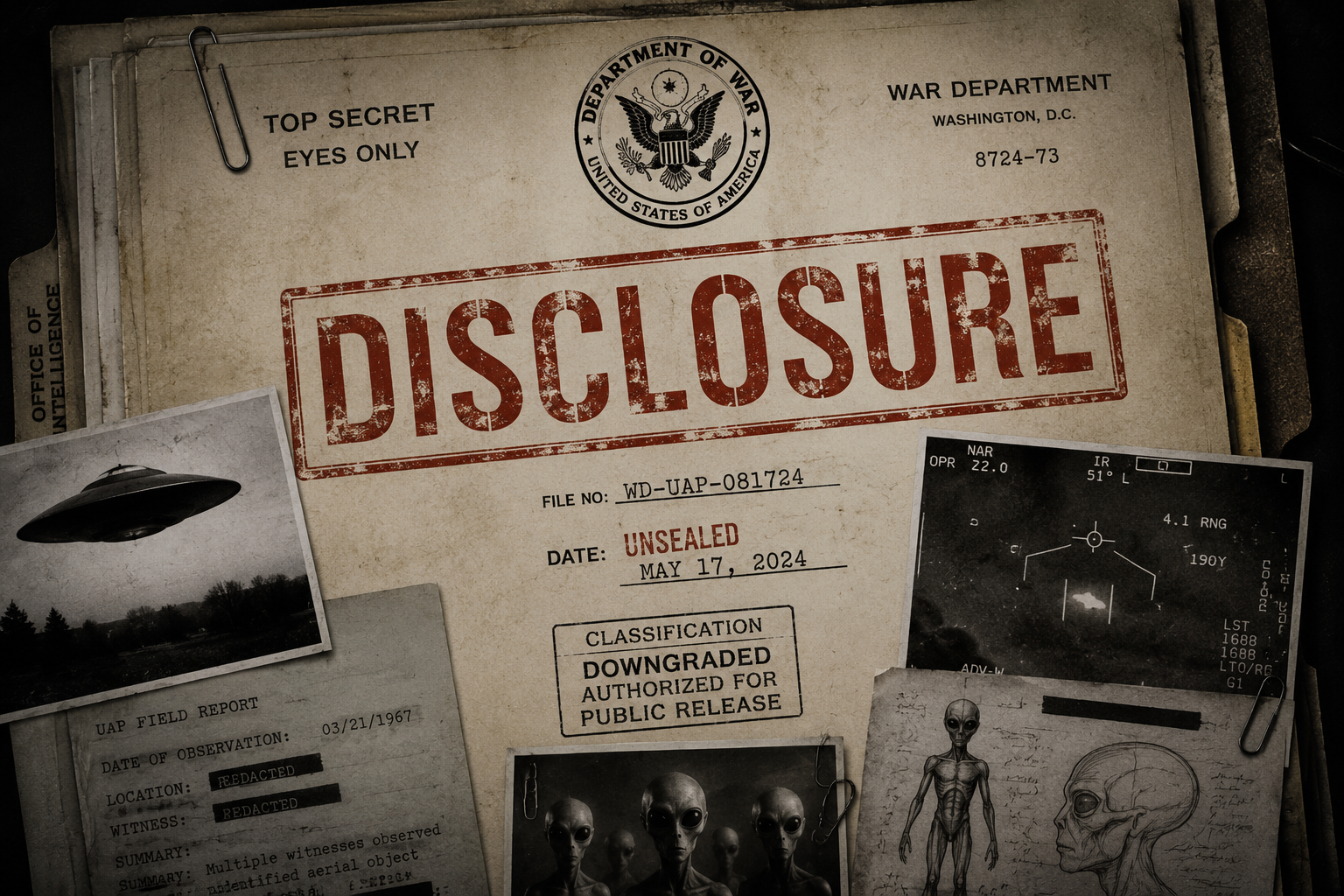 AMERICA OPENS THE UFO FILES