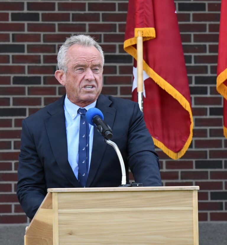 U.S. Health and Human Services Secretary Robert F. Kennedy Jr. speaks during the Belvedere Bistro grand-opening ceremony at Fort Drum, New York, July 30, 2026. U.S. Army photo by Mike Strasser, Fort Drum Garrison Public Affairs.