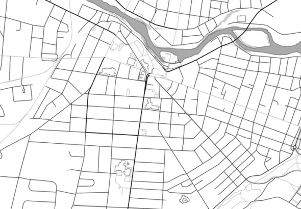 "Watertown Post" map of Watertown NY 136501