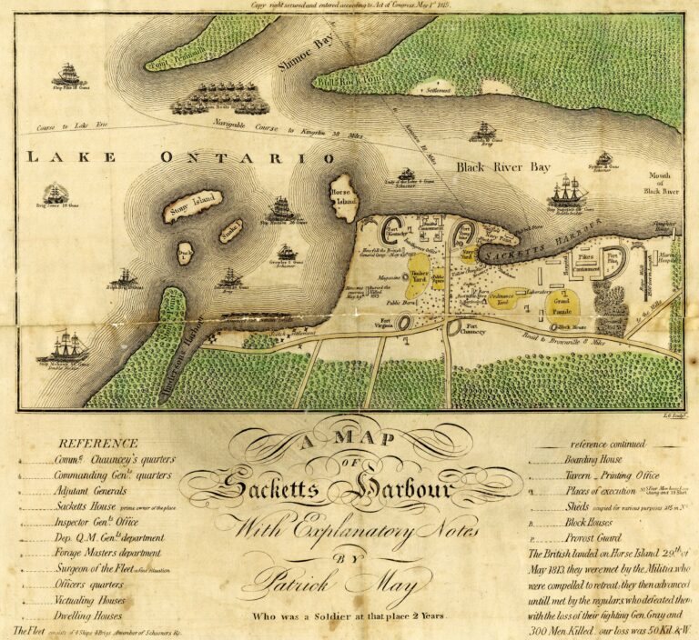 May-sackets harbor map