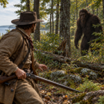 What makes the story even more interesting is what supposedly happened next. According to the surviving account, hundreds of people spent several days searching the woods for the creature.