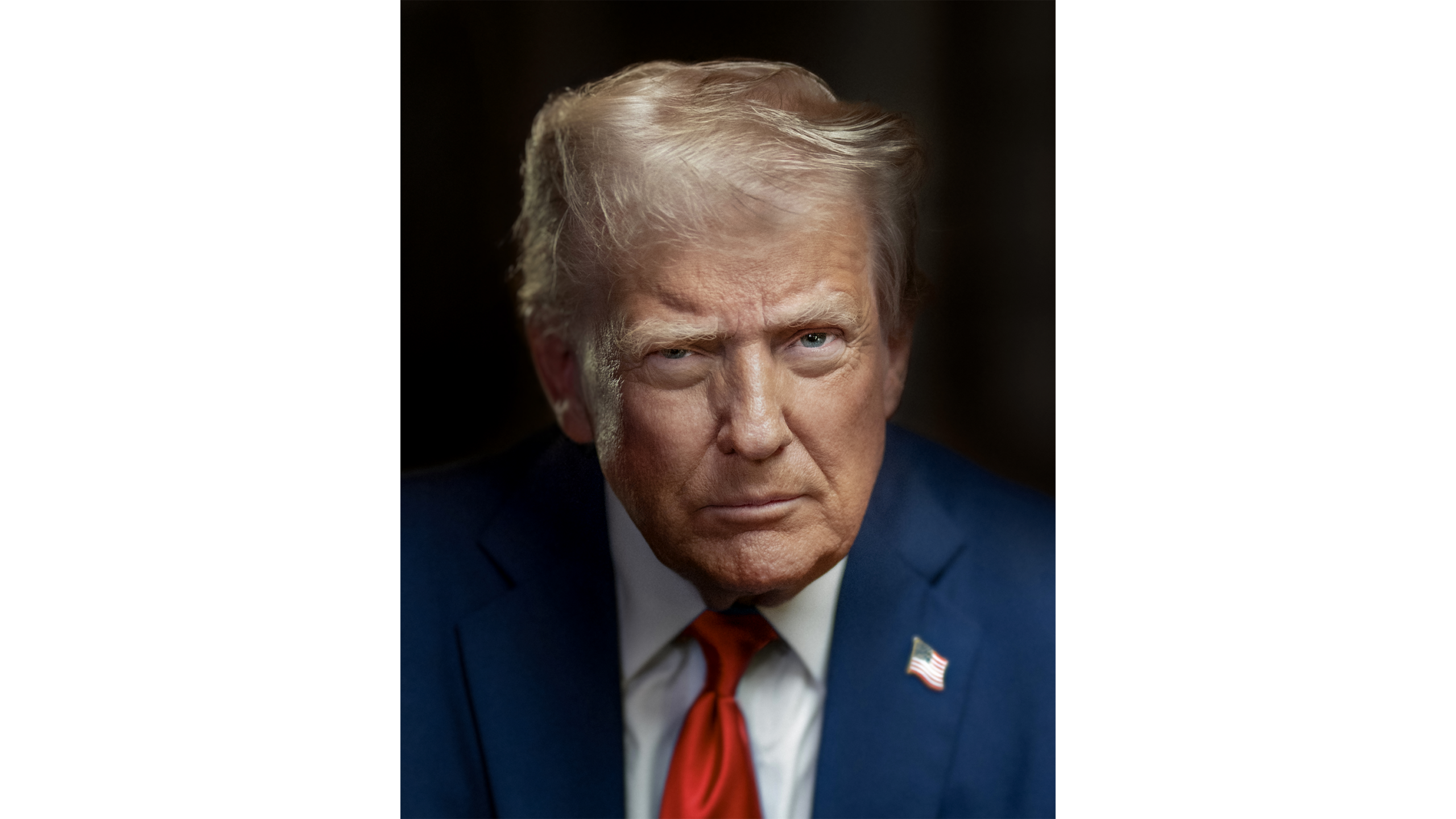 Official photographic portrait of President Donald Trump, June 2025.