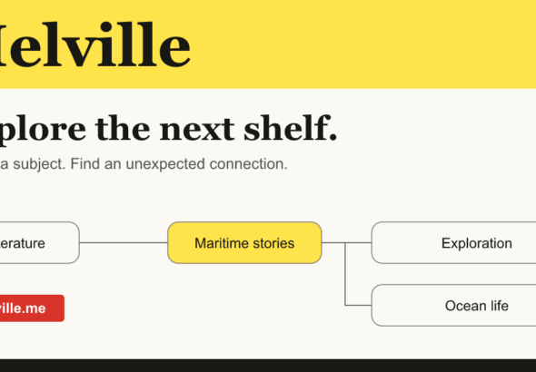 Melville book discovery: Explore the next shelf, with branching trails between literature, maritime stories, exploration and ocean life.
